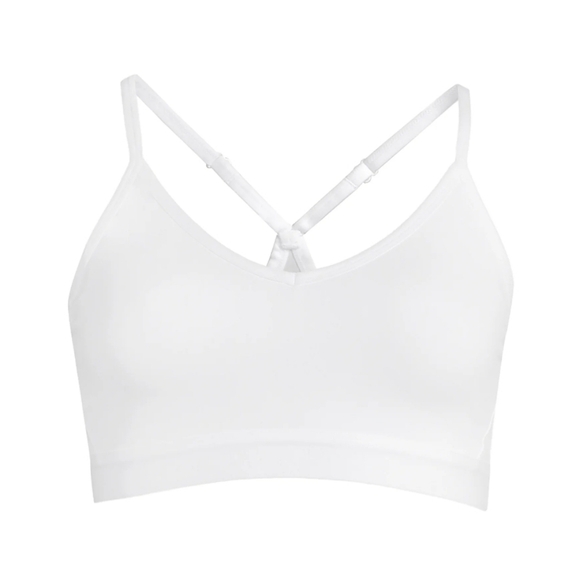 NWT Athletic Works Women’s Plus Size Racerback White Sports Bra XXXL 22 - Picture 2 of 8